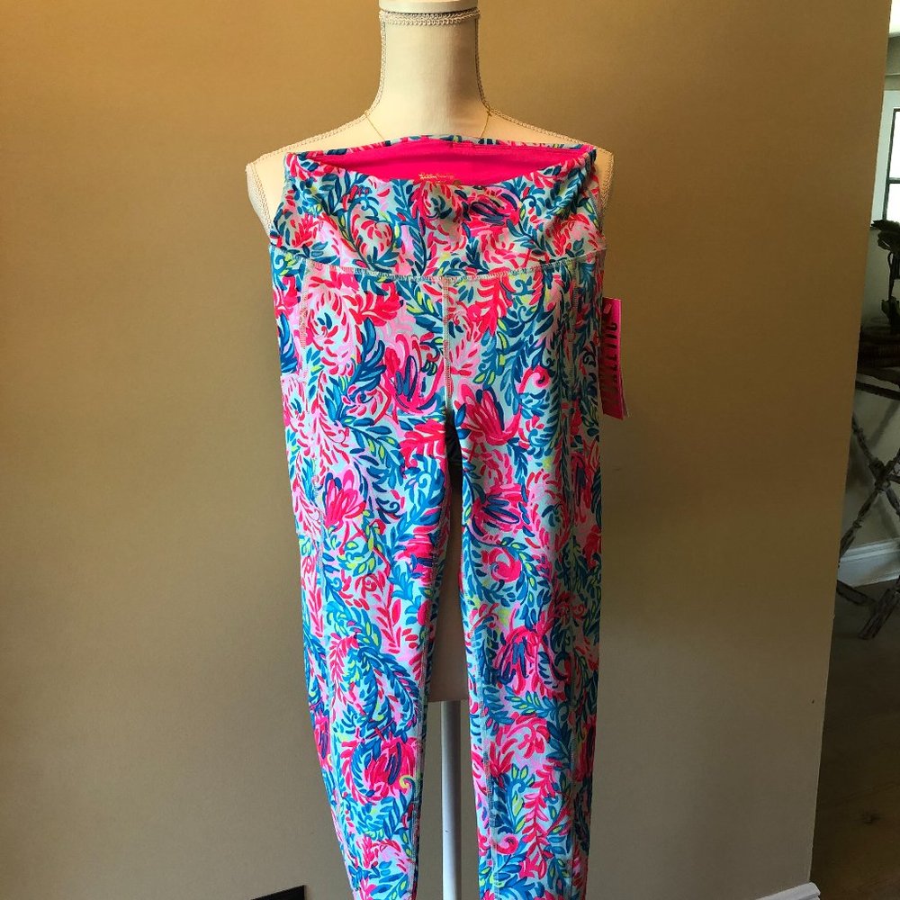 Lilly Pulitzer Weekender high rise legging UPF 50 Luxletic Size Small
